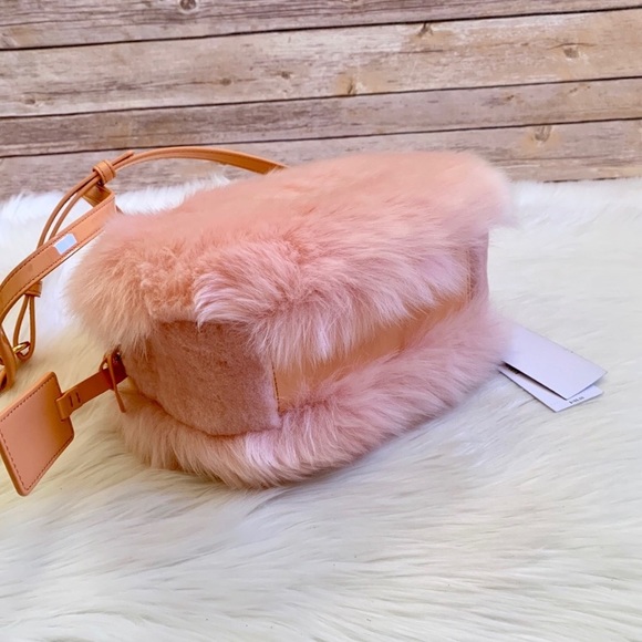 UGG Janey Crossbody Wisp Fuzzy Faux Fur Bag - Picture 8 of 8